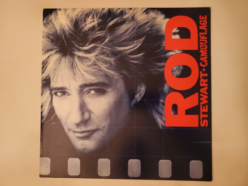 Rod Stewart Camouflage vinyl record